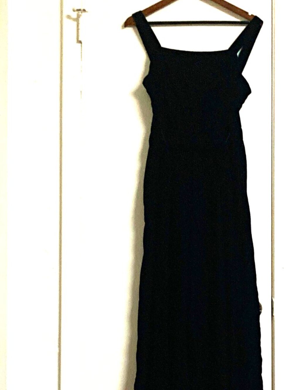 GAP Women's 8 Violet Purple Velvet Jumpsuit Square Neck Sleeveless Strappy